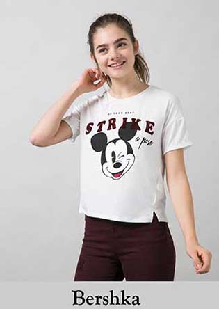 Bershka t shirts winter 2016 for women and girls 4