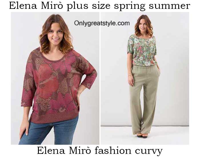 Elena Mirò plus size spring summer 2016 for women