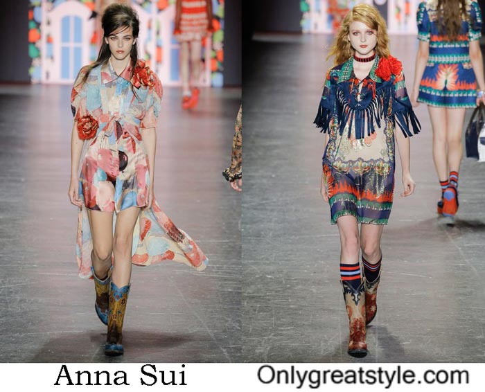 Anna Sui Spring Summer 2017 Fashion Show Women’s