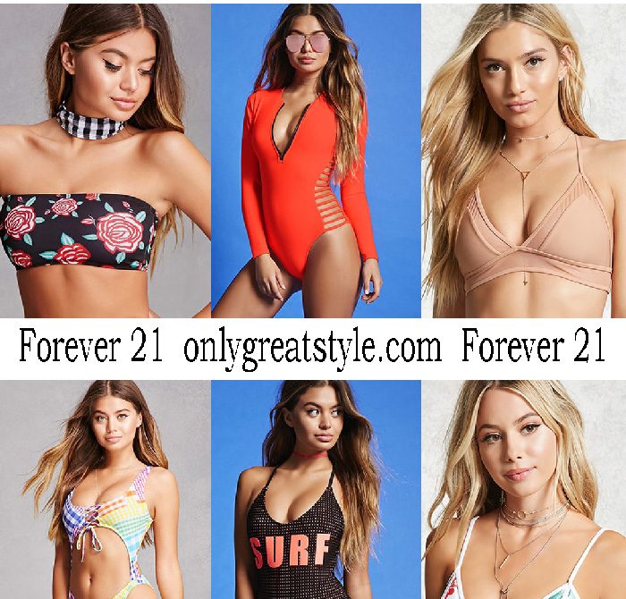 Bikinis Forever 21 Summer 2017 Catalog Swimwear