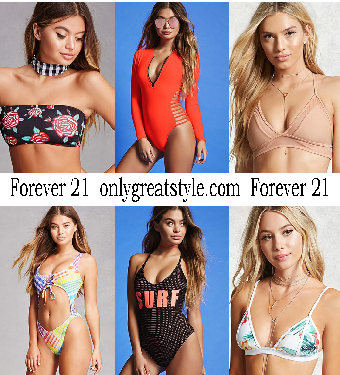 Bikinis Forever 21 Summer 2017 Catalog Swimwear