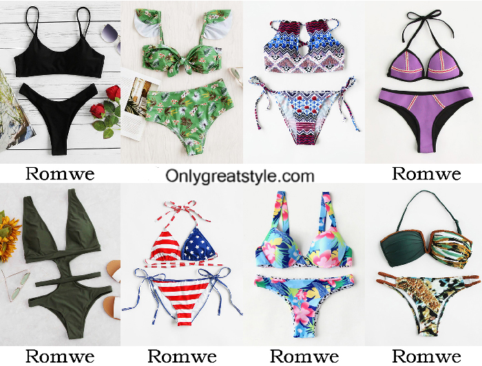 Bikinis Romwe Summer 2017 Catalog Swimwear
