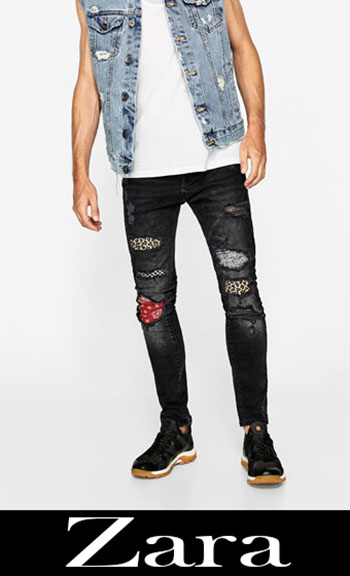 Zara Embroidered Jeans Fall Winter Men 1