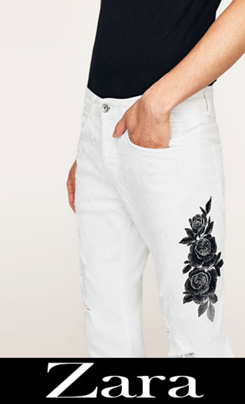 Zara Embroidered Jeans Fall Winter Men 3