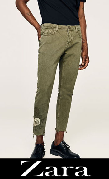 Zara Embroidered Jeans Fall Winter Men 6