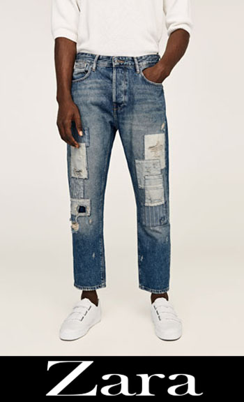 Zara Embroidered Jeans Fall Winter Men 9