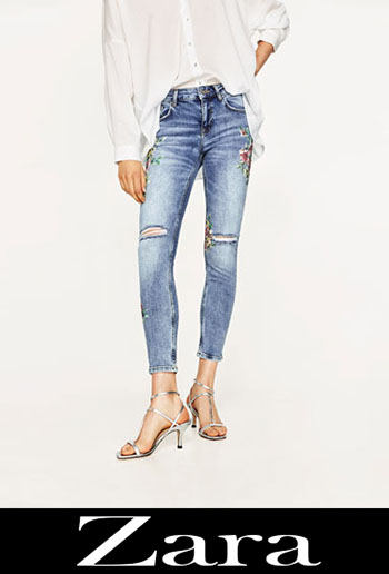 Zara Embroidered Jeans Fall Winter Women 1