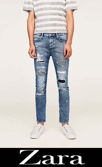 Zara Ripped Jeans Fall Winter Men 8