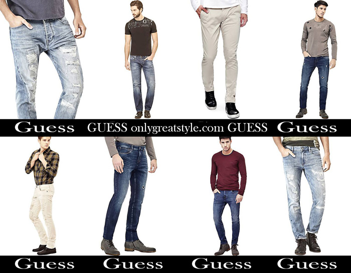 Denim Guess fall winter 2017 2018 for men jeans