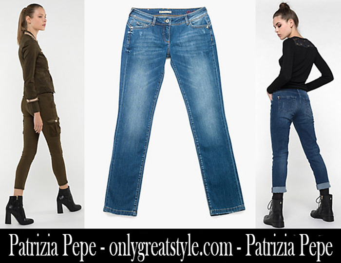 Denim Patrizia Pepe Fall Winter 2017 2018 Women Trousers