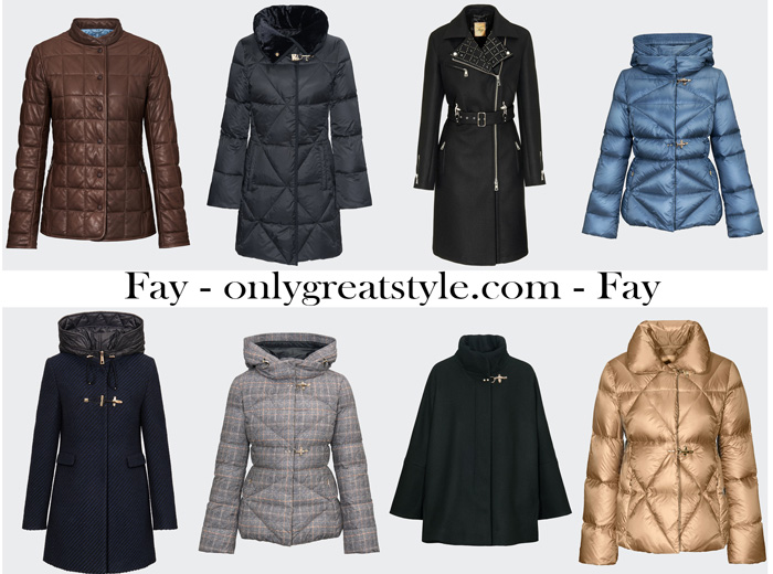 Fay Fall Winter 2017 2018 Outerwear New Arrivals For Women