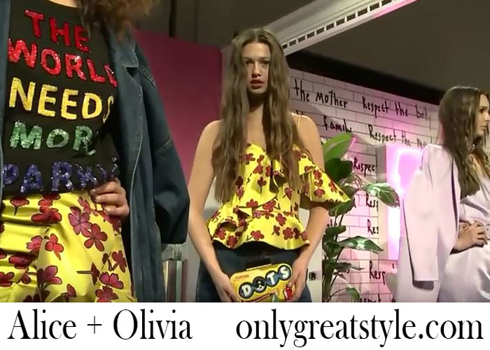 Fashion Show Alice Olivia Spring Summer 2018 Women’s