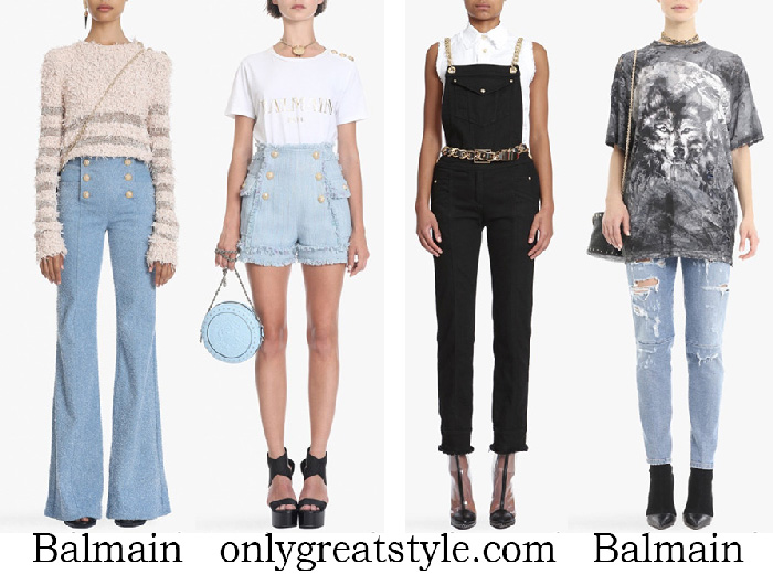 Clothing Balmain Jeans 2018 Women’s New Arrivals