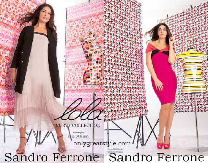 Clothing Sandro Ferrone Catalogo 2018 Spring Summer Curvy