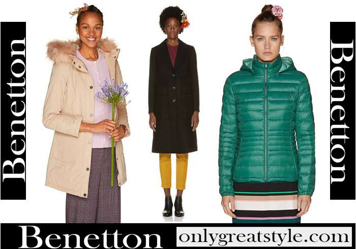 New Arrivals Benetton Down Jackets 2018 2019 Women's Fall Winter