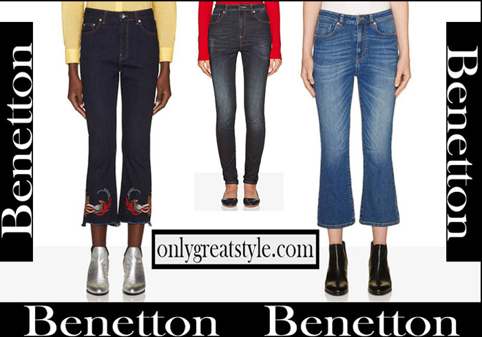 New Arrivals Benetton Jeans 2018 2019 Women's Fall Winter