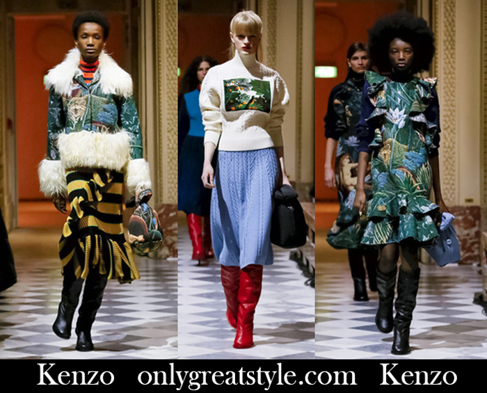 New Arrivals Kenzo Clothing 2018 2019 Women's Fall Winter