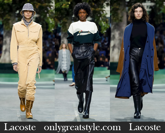 New Arrivals Lacoste Clothing 2018 2019 Women's Fall Winter