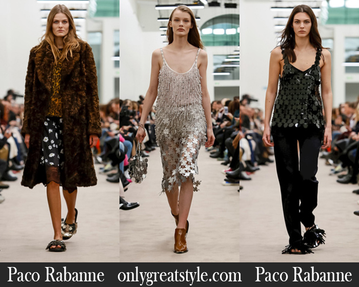 New Arrivals Paco Rabanne Clothing 2018 2019 Women's Fall Winter