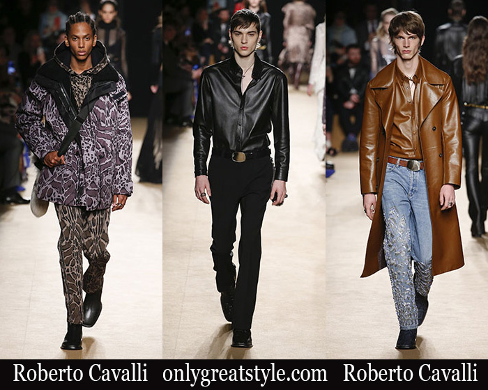 New Arrivals Roberto Cavalli Clothing 2018 2019 Men's Winter