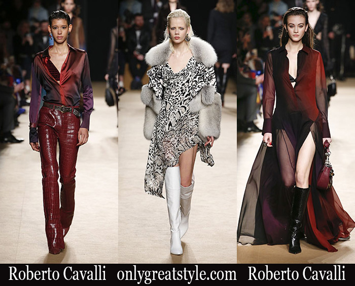 New arrivals Roberto Cavalli fashion 2018 2019 women's fall winter