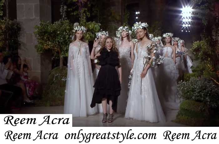 Bridal Reem Acra 2019 Fashion Shows Spring Summer