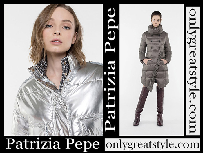 New Arrivals Patrizia Pepe Down Jackets 2018 2019 Women's Fall Winter