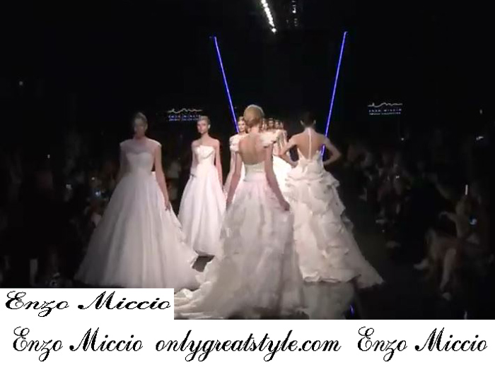 Bridal Enzo Miccio 2019 Fashion Shows Spring Summer Dresses