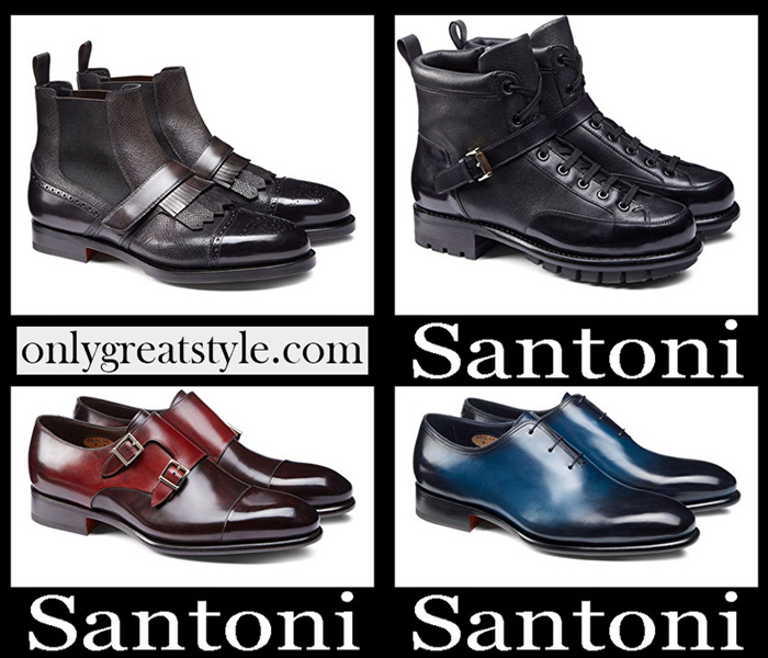 New Arrivals Santoni Shoes 2018 2019 Men's Fall Winter