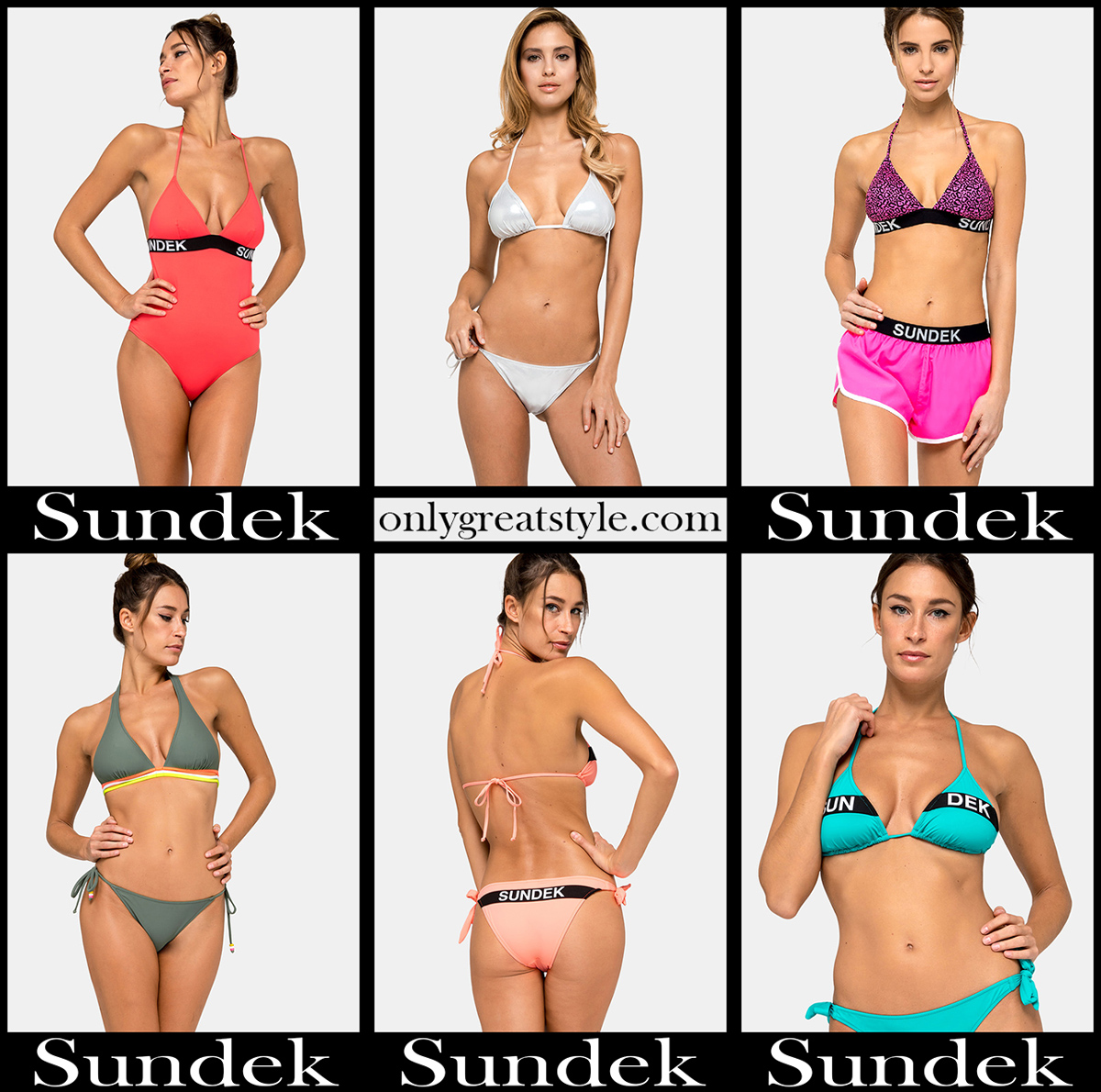 Sundek bikinis 2020 swimwear womens accessories Sundek bikinis 2020 swimwear womens accessories