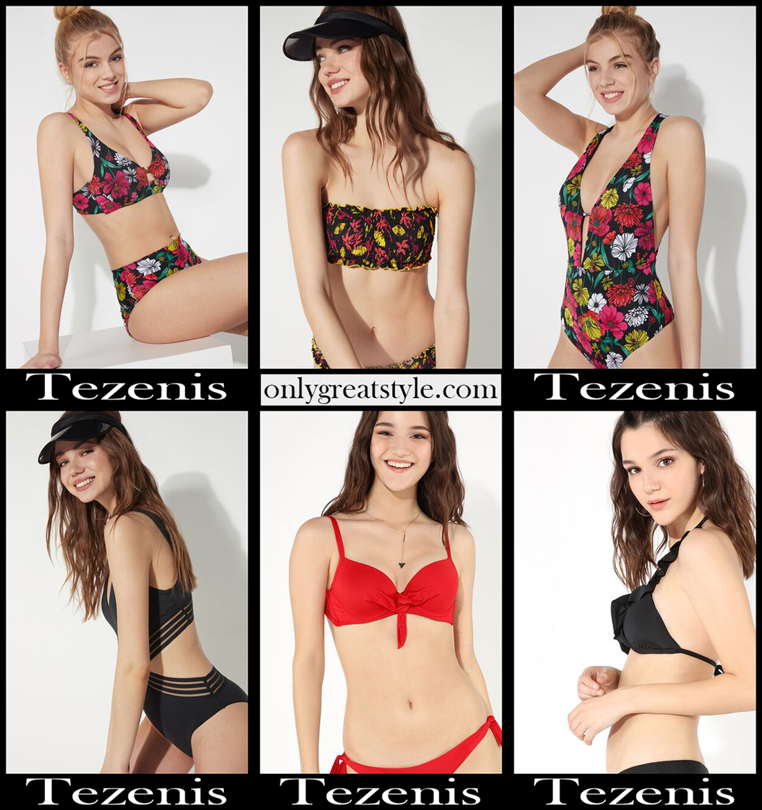 Tezenis bikinis 2020 swimwear womens accessories