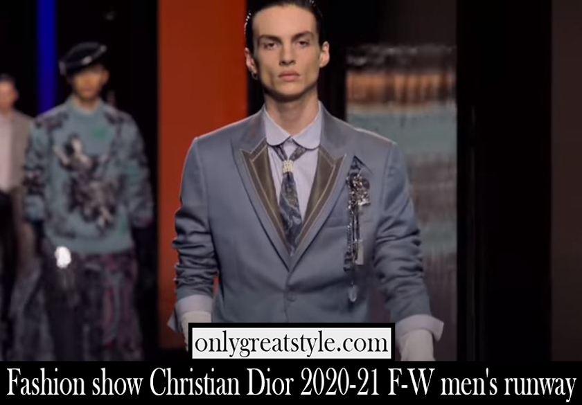 Fashion show Christian Dior 2020 21 F W mens runway