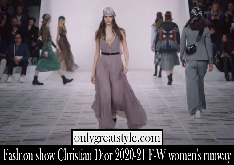 Fashion show Christian Dior 2020 21 F W womens runway