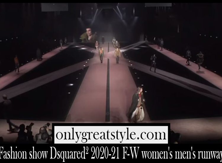 Fashion show Dsquared² 2020 21 F W womens runway