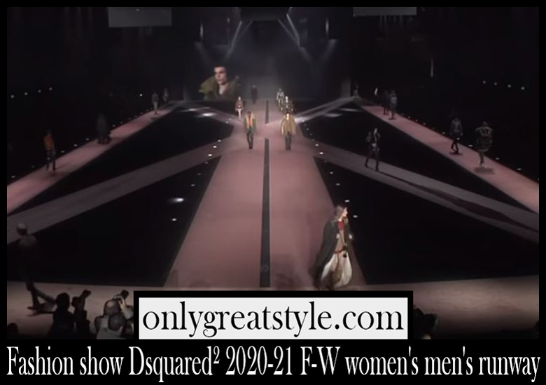 Fashion show Dsquared² 2020 21 F W womens runway