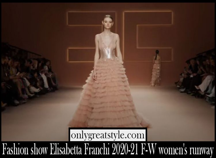 Fashion show Elisabetta Franchi 2020 21 F W womens runway