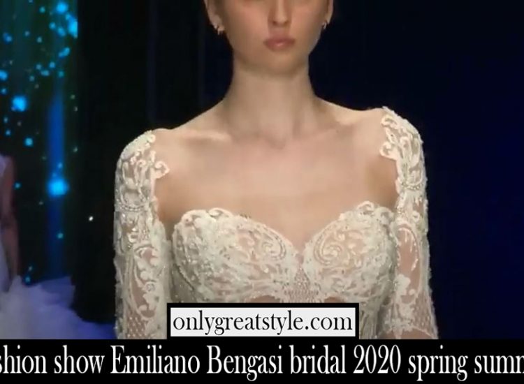 Fashion show Emiliano Bengasi bridal 2020 spring summer