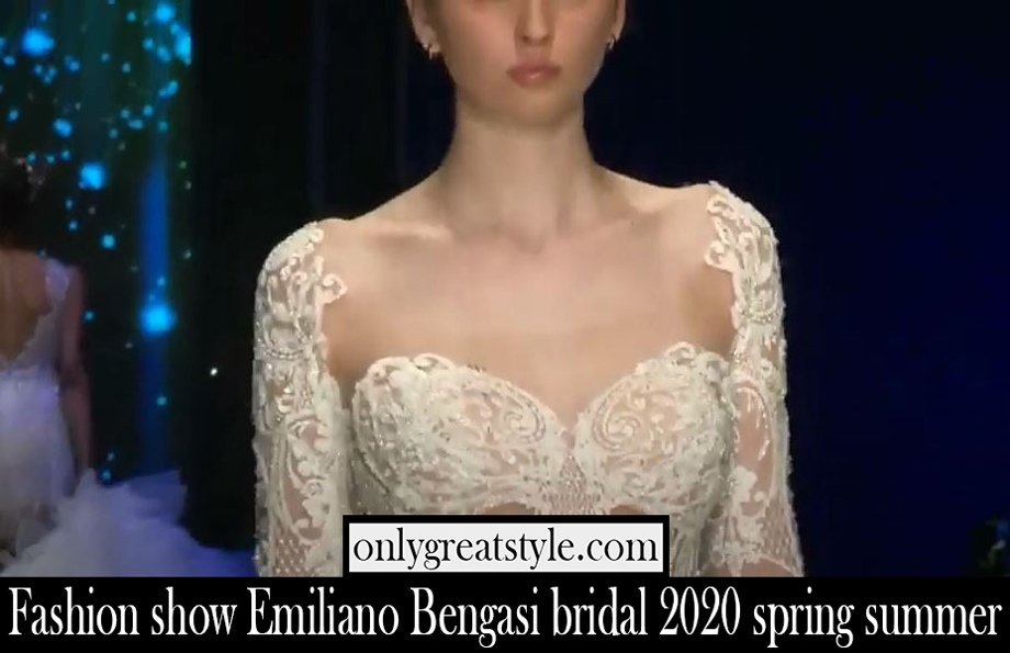 Fashion show Emiliano Bengasi bridal 2020 spring summer