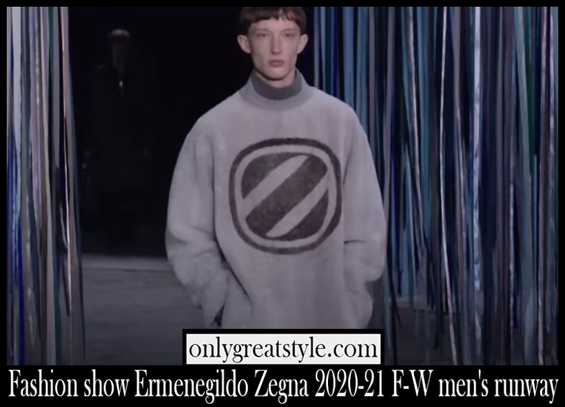 Fashion show Ermenegildo Zegna 2020 21 F W mens runway
