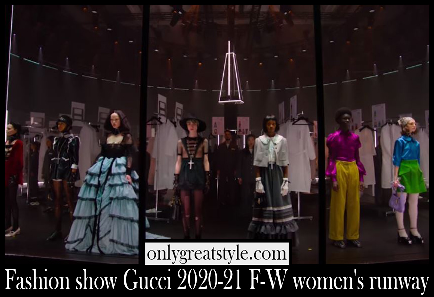 Fashion show Gucci 2020 21 F W womens runway