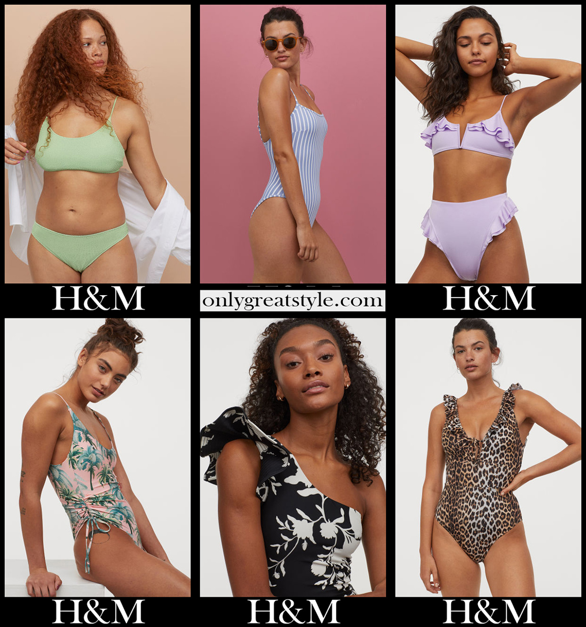 HM bikinis 2020 swimwear womens accessories