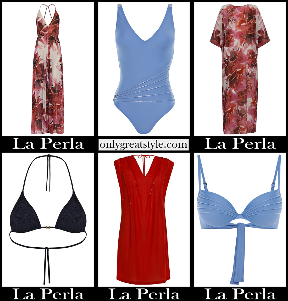 La Perla beachwear 2020 swimwear bikinis accessories