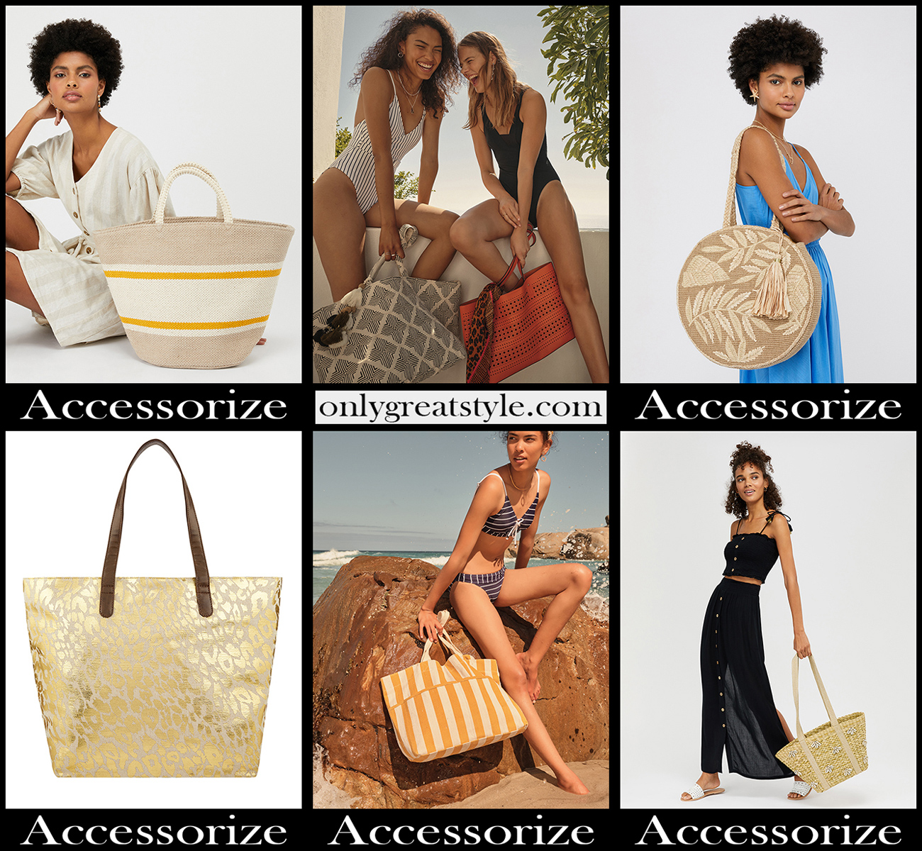Accessorize beach bags 2020 womens new arrivals
