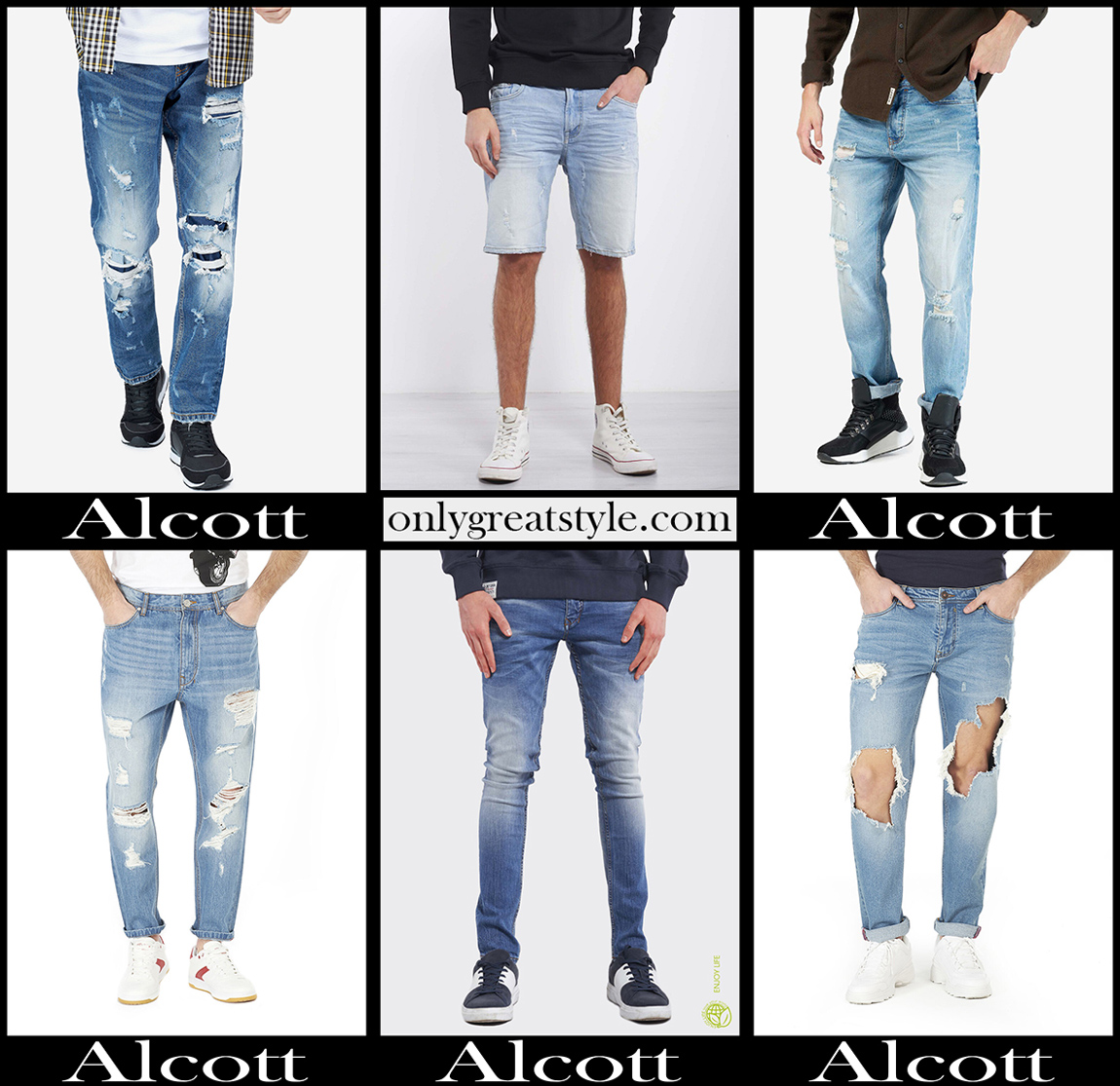 Alcott denim 2020 jeans mens fashion new arrivals Alcott denim 2020 jeans mens fashion new arrivals