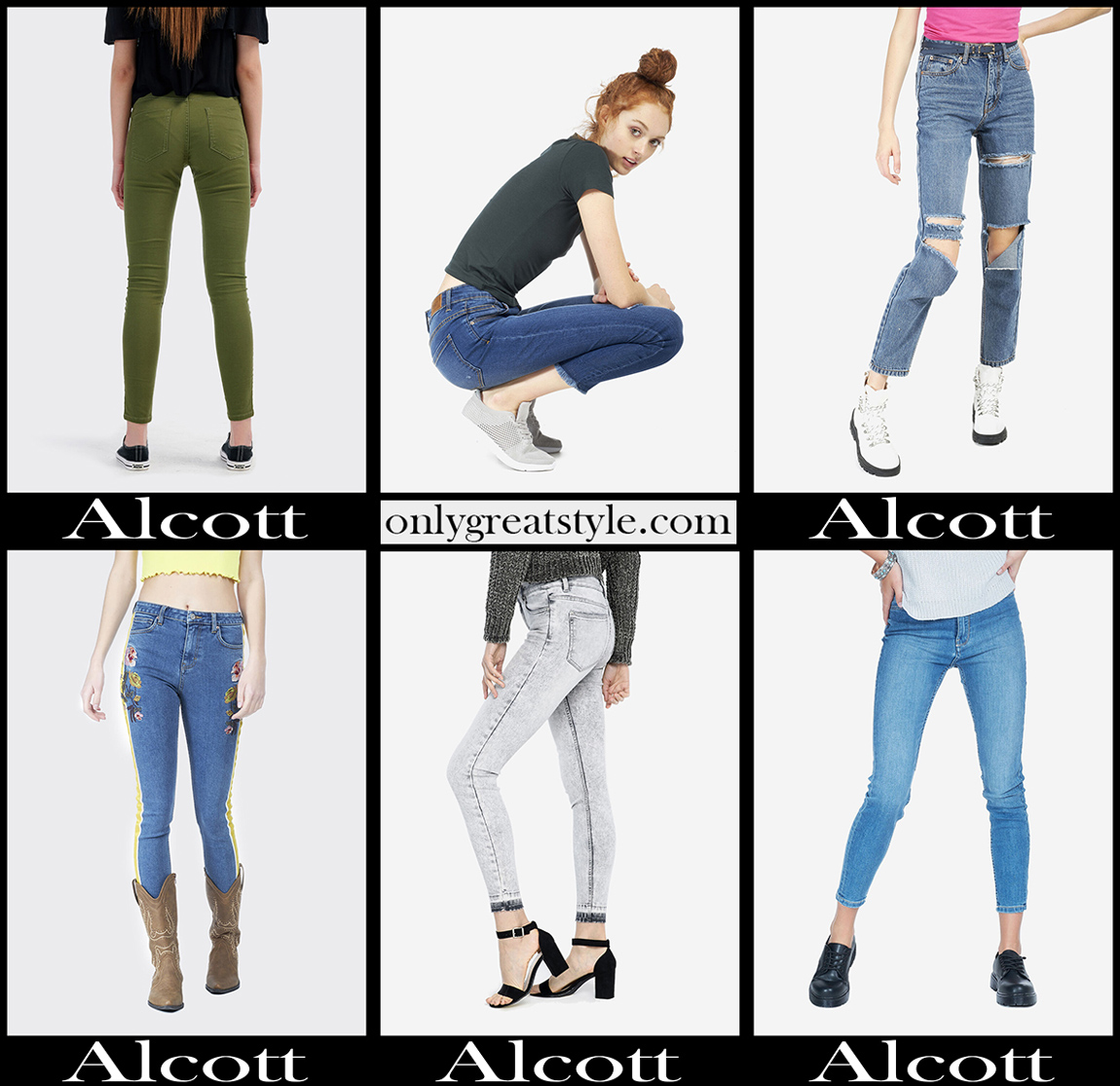 Alcott denim 2020 jeans womens clothing