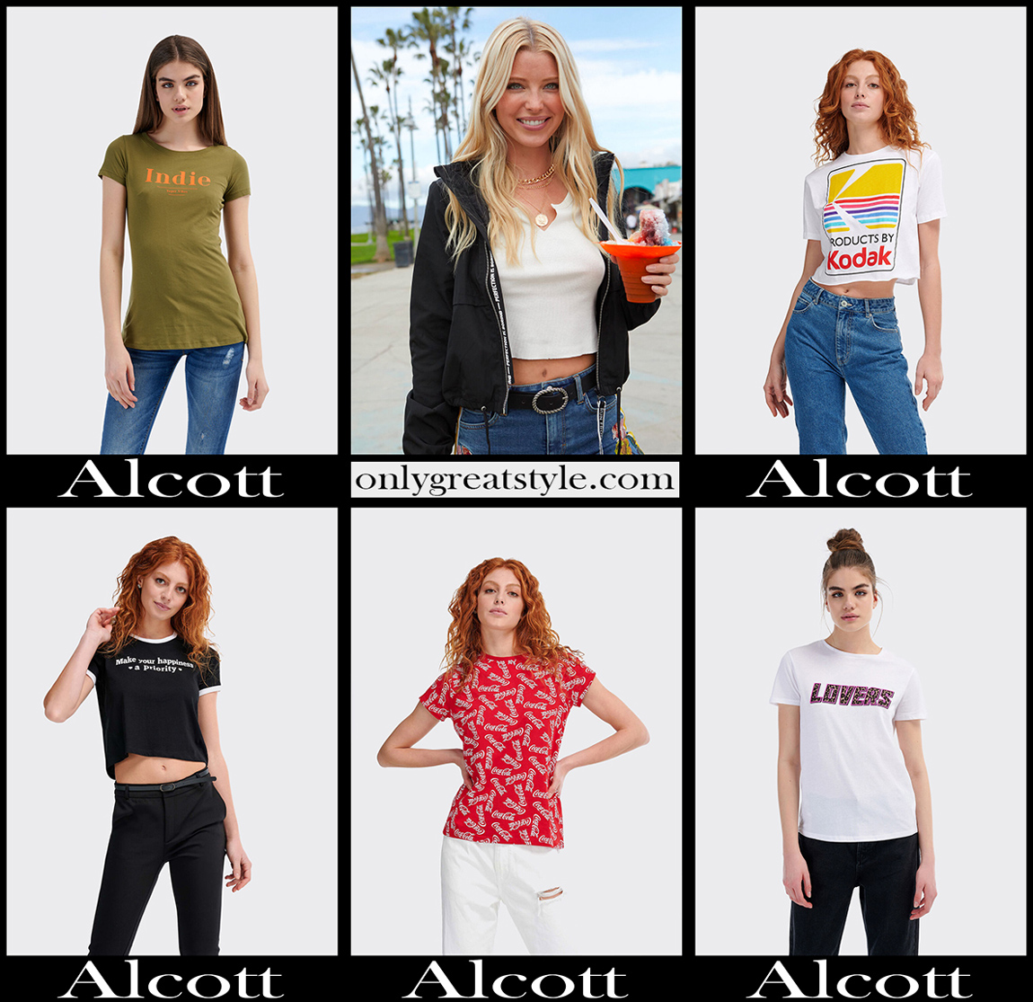 Alcott t shirts 2020 womens clothing new arrivals