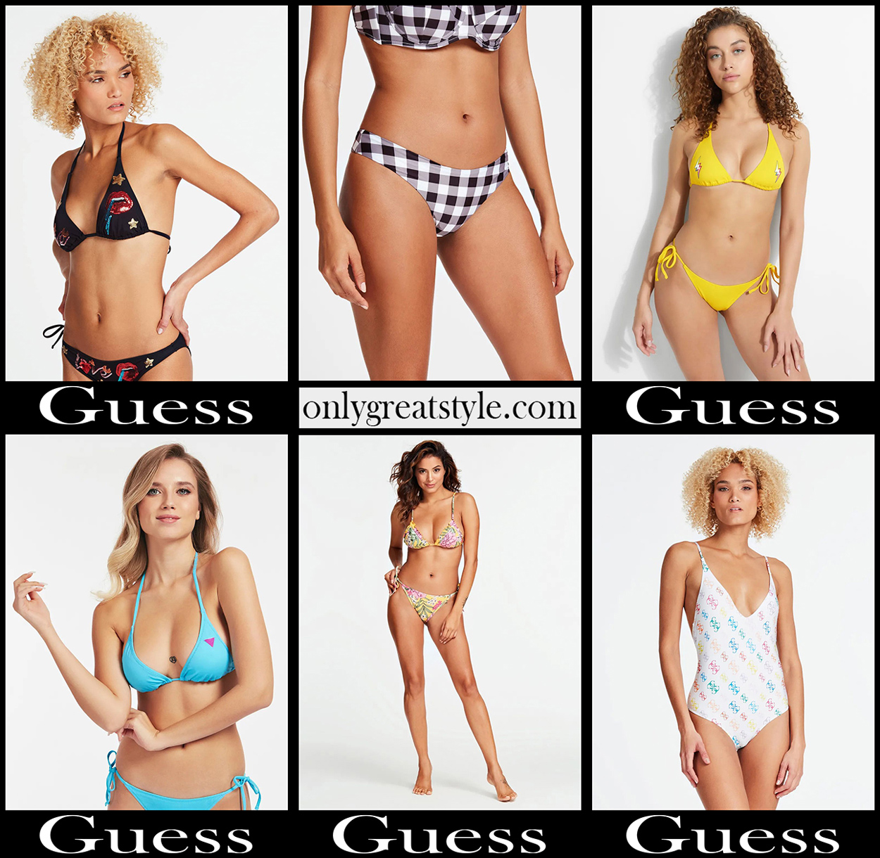 Guess bikinis 2020 swimwear womens accessories