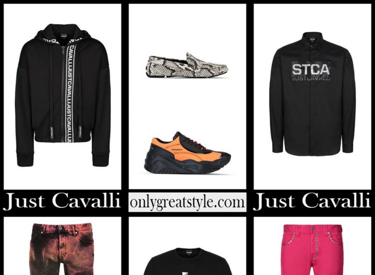Just Cavalli clothing 2020 21 mens fashion new arrivals