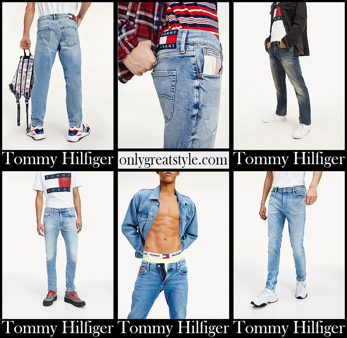 Tommy Hilfiger denim 2020 21 fashion clothing mens jeans