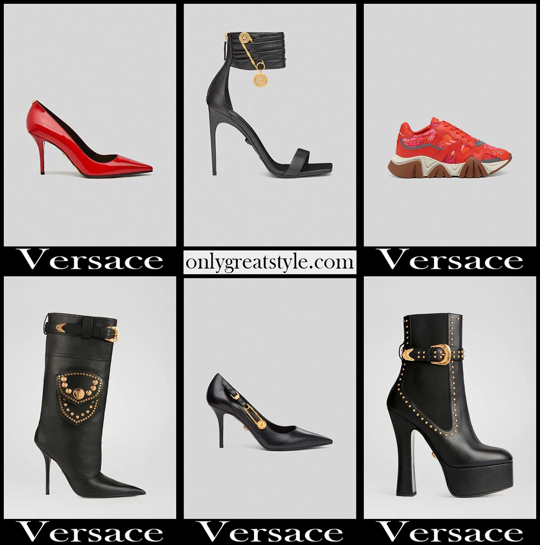 Versace shoes 2020 21 womens footwear new arrivals